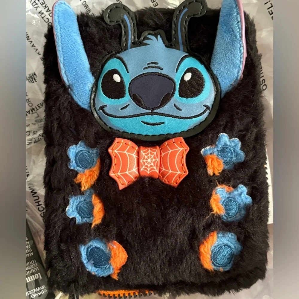 Loungefly Disney Stitch Halloween Sherpa Wallet